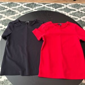 The Limited Black and Red Short Sleeve Tees